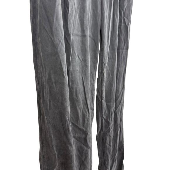 Soft Surroundings Womens Wide Leg Pull On Dark Gray Soft Cool Fabric Pants XS - Picture 3 of 16